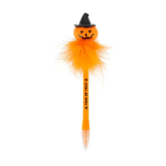 Legami Light-up Ballpoint Pen - Pumpkin