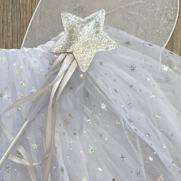 Spotted Cow Creations White Sparkle Snow Fairy Set