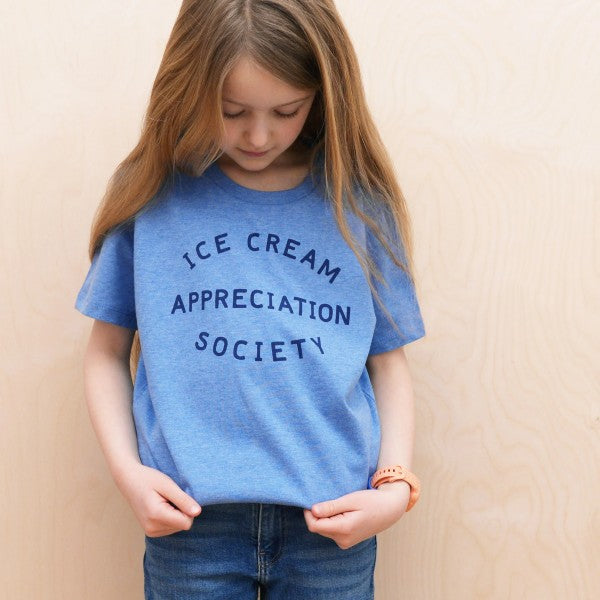 Ice Cream Appreciation Society T-shirt - Blueberry