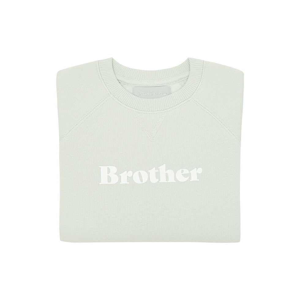Bob & Blossom Pebble Grey 'Brother' Sweatshirt