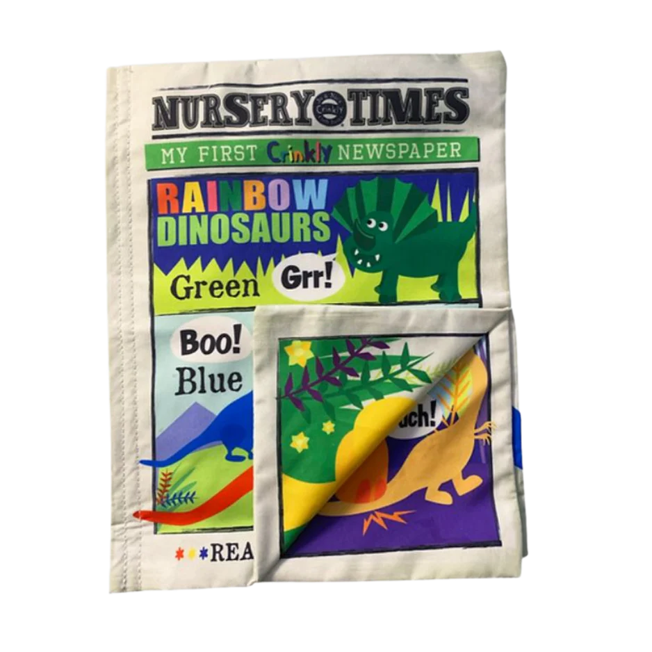 Jo & Nic's Crinkly Books Nursery Times - Rainbow Dinosaurs