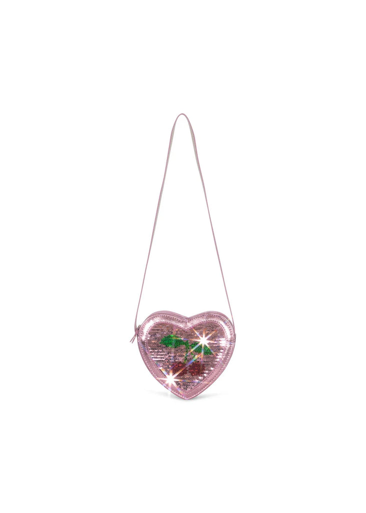 Konges Slojd - tut heart sequin bag rose