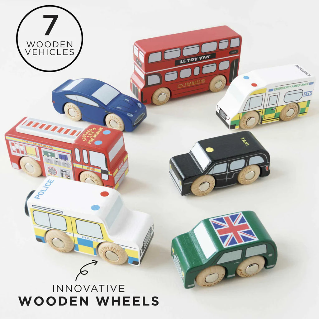 Le Toy Van London Wooden Toy Cars