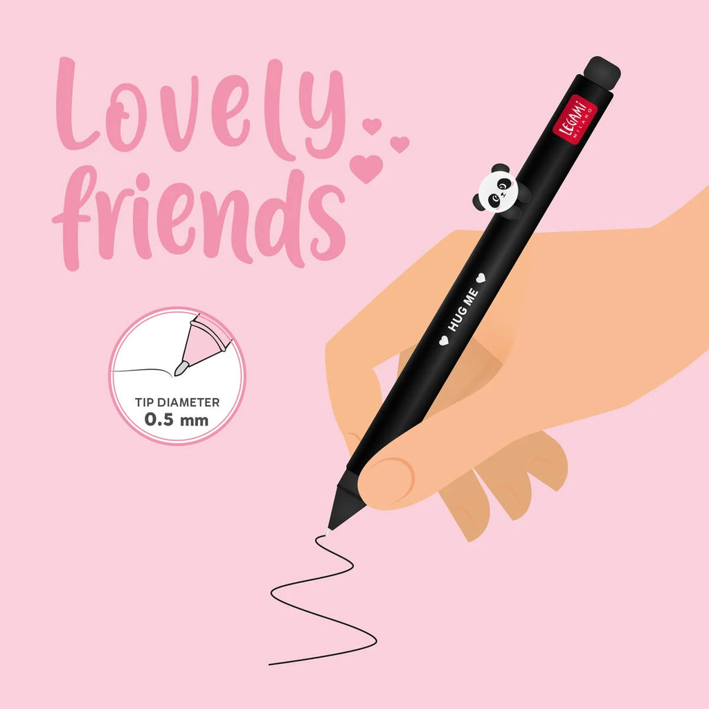 Legami Panda Gel Pen - Lovely Friends