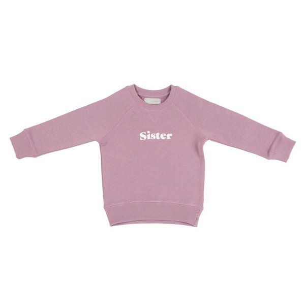 Bob & Blossom Violet 'Sister' Sweatshirt