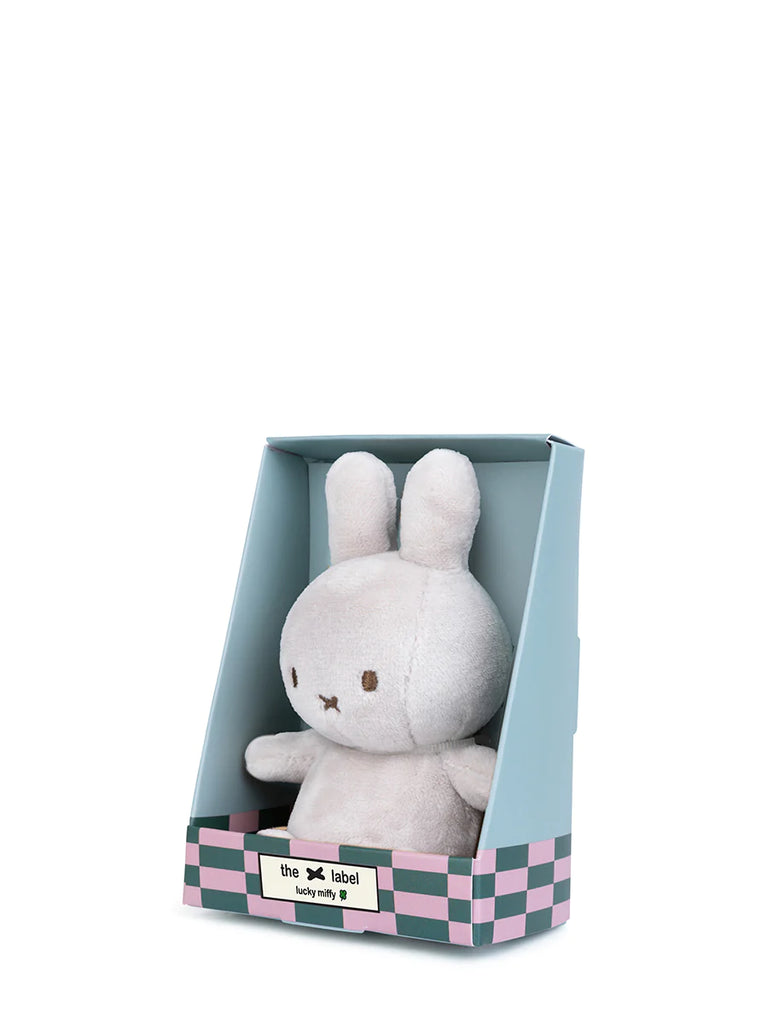 Lucky Miffy Sitting Grey In Giftbox