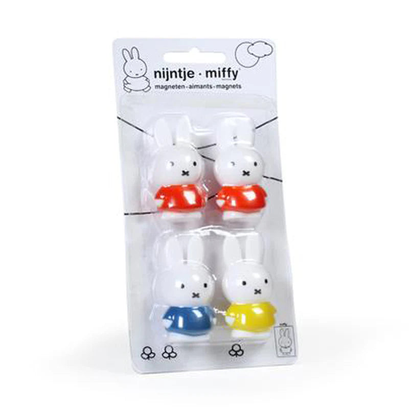 Miffy Set of 4 Magnets - Classic Colours