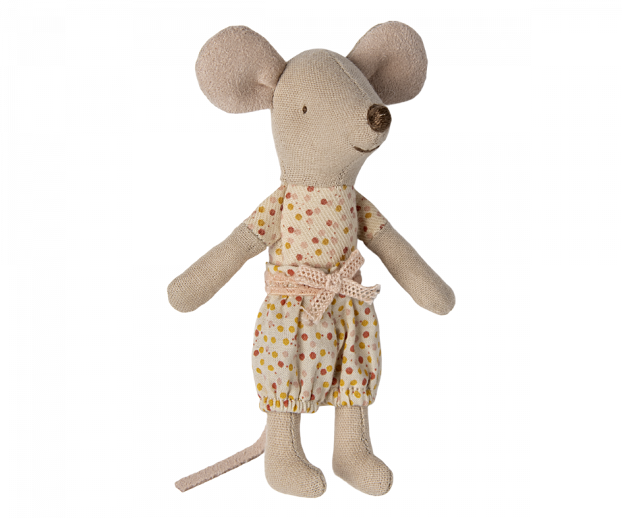 Maileg Little Sister Mouse In Matchbox Magnetic