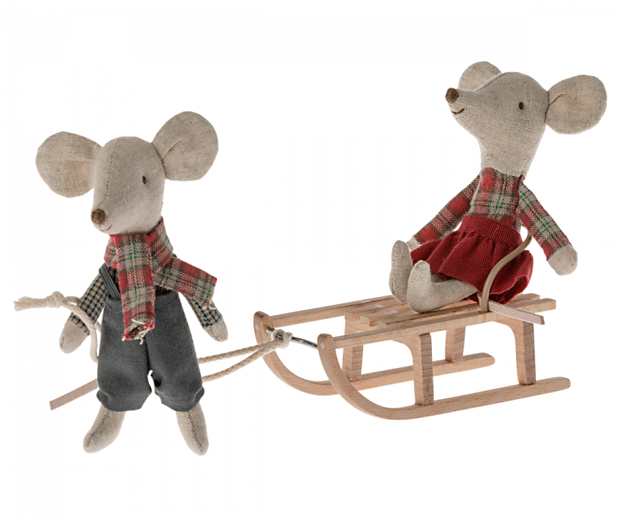 PRE ORDER Maileg Mouse Sled
