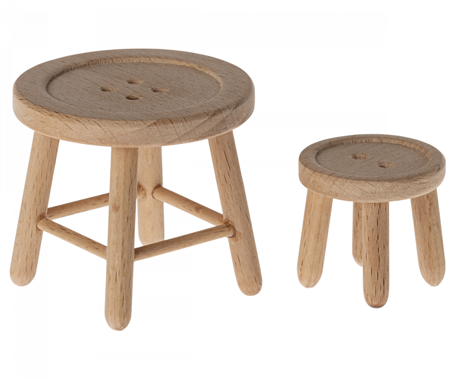 PRE ORDER Maileg Table And Stool Set Mouse