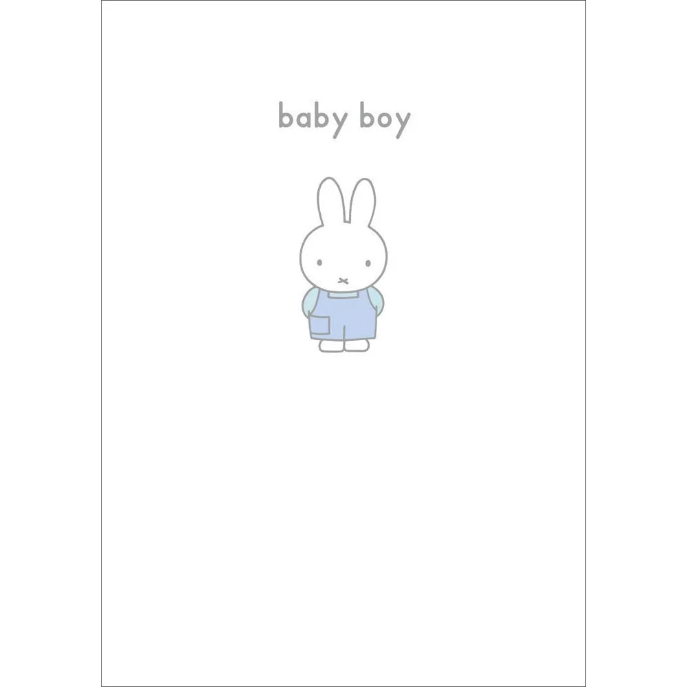 Miffy Baby Boy Card