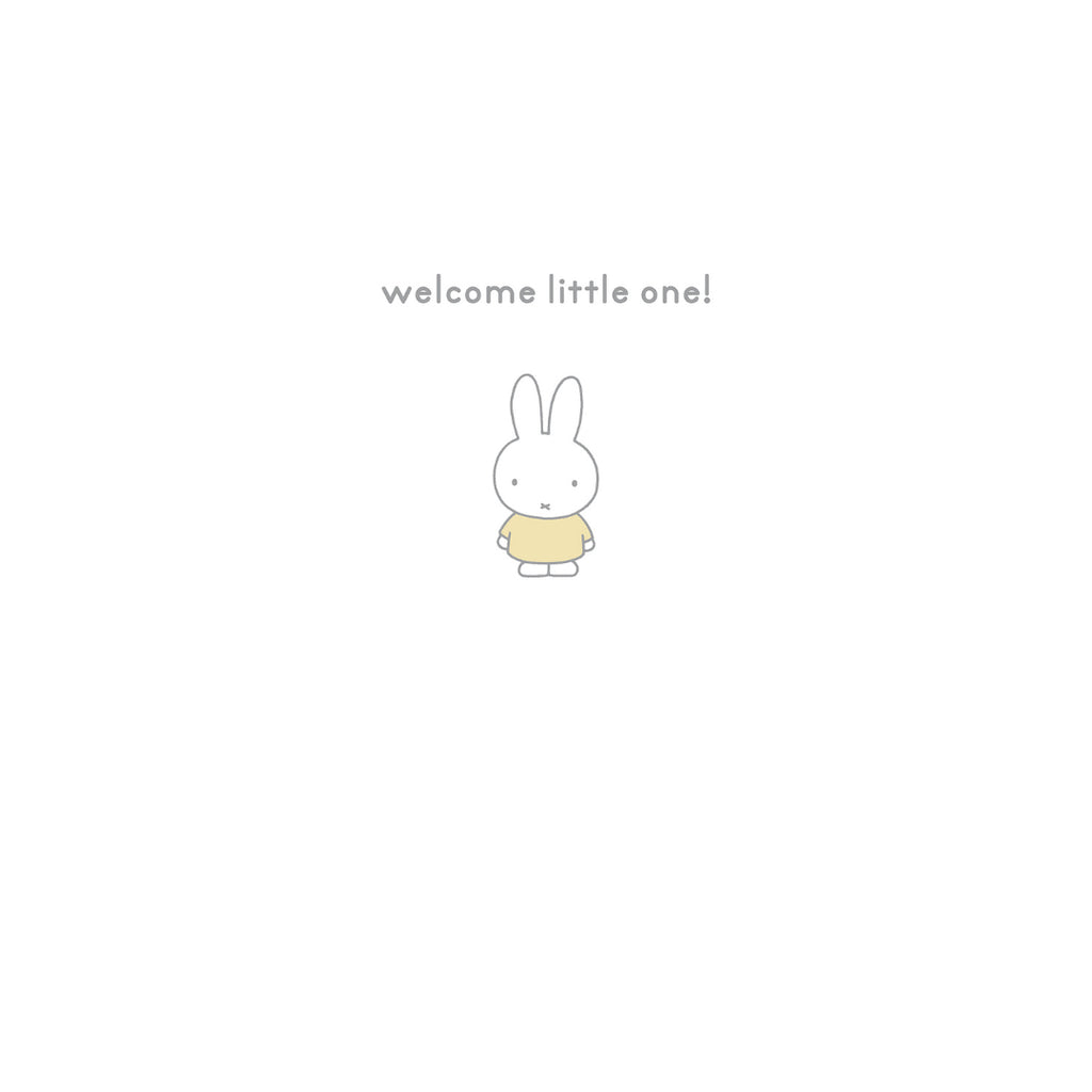 Miffy Welcome Little One Card