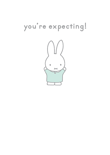 Miffy You're Expecting Card