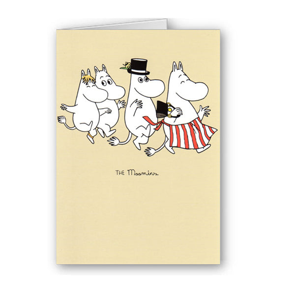 Moomin Family Skipping Card