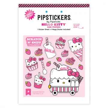 Pipsticks Hello Kitty Milk Cart Scratch 'n Sniff