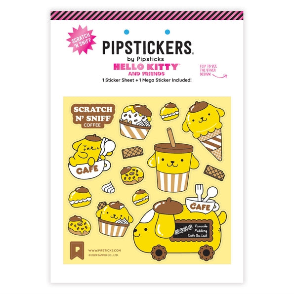 Pipsticks Pompompurin Cafe Cruiser Snatch 'n Sniff Stickers