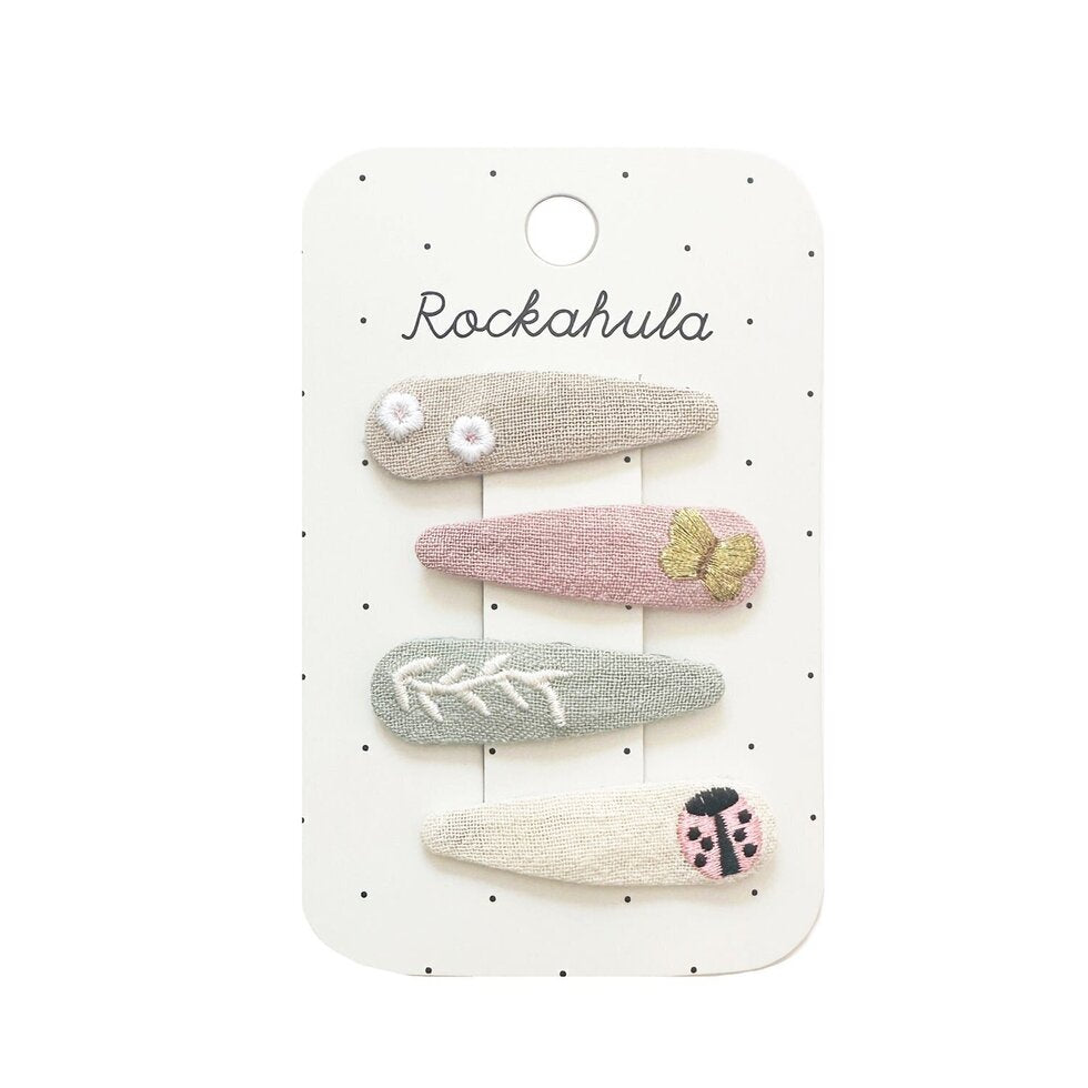 Rockahula Country Garden Embroidered Clip Set