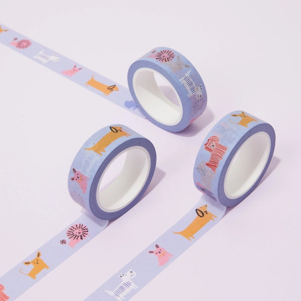 Rumble Cute Dog Washi Tape