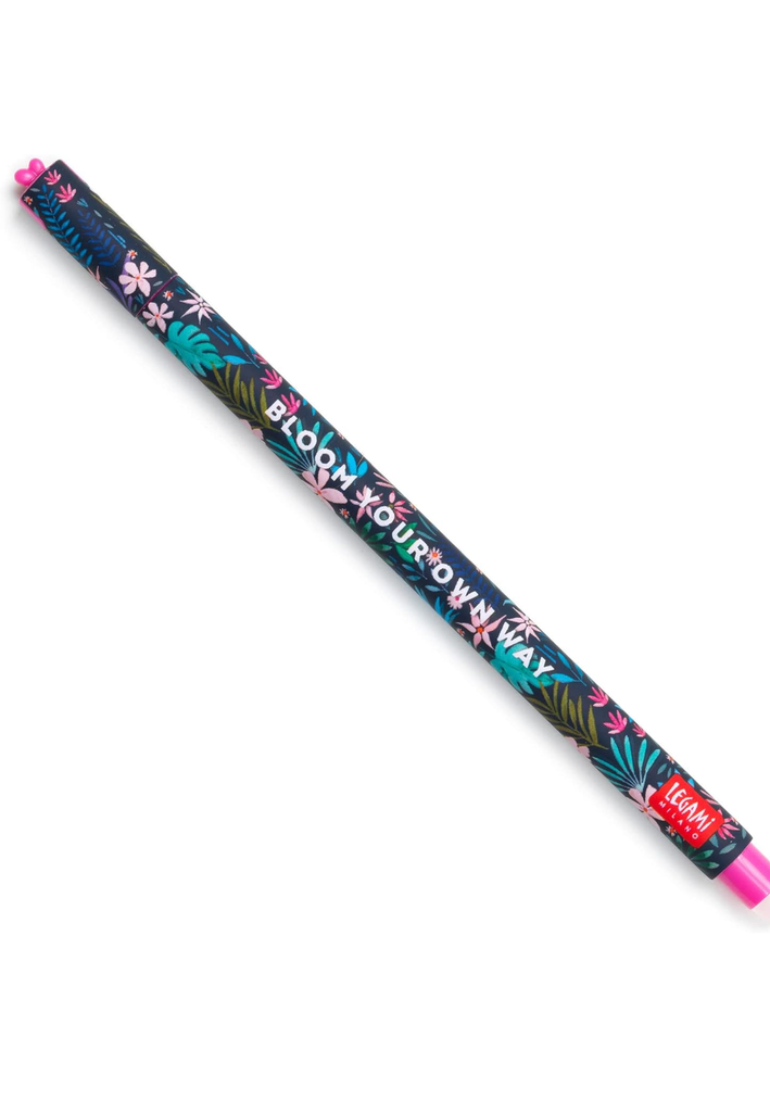 Legami Erasable Pen - Floral Turquoise