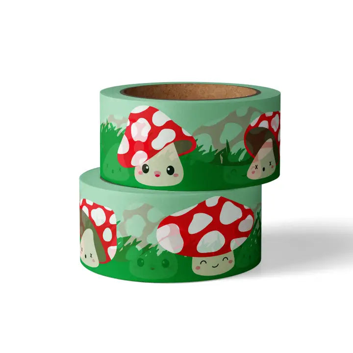 Studio Inktvis Washi Tape Mushroom Toadstool Red With White Dots