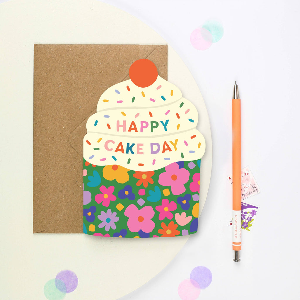Mifkins - Cupcake Birthday Card