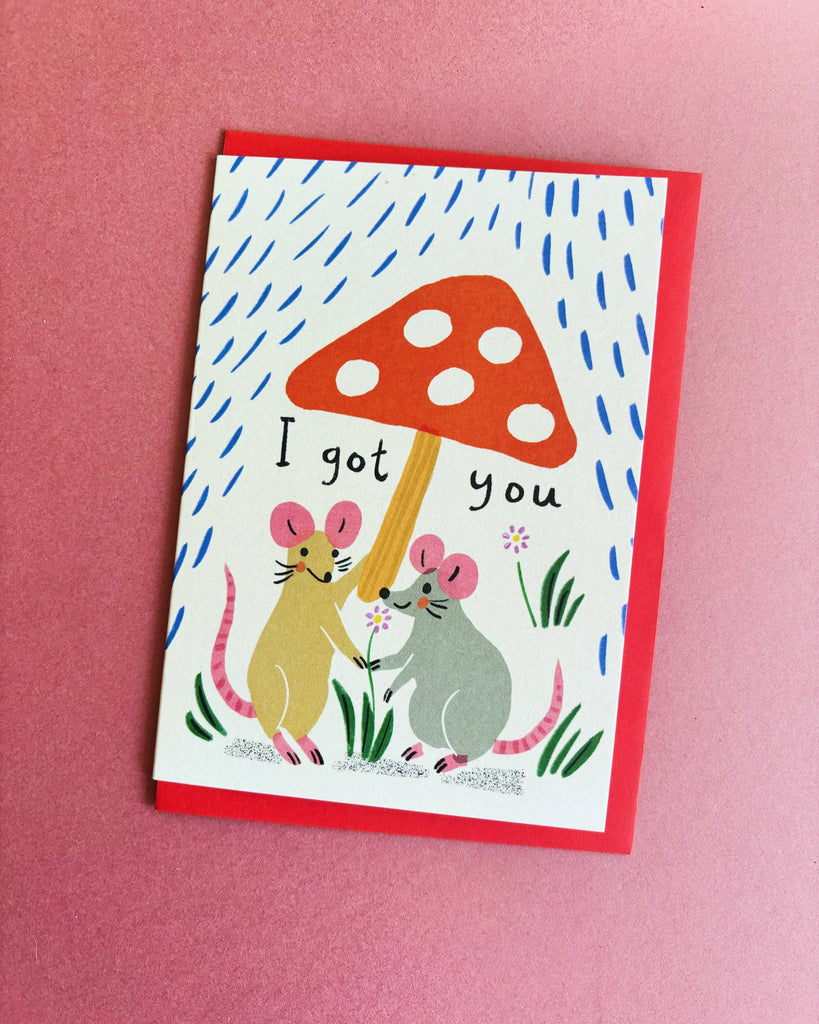 Kitty Kenda Papergoods - Got You Mice Friendship Greeting Card