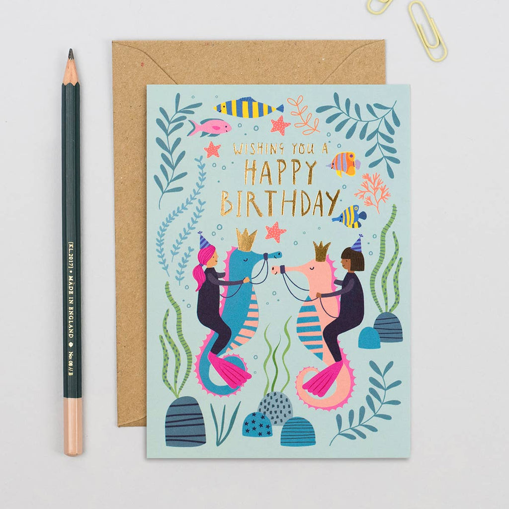 Mifkins - Under the Sea Kid's Birthday Card | Children's Birthday Card