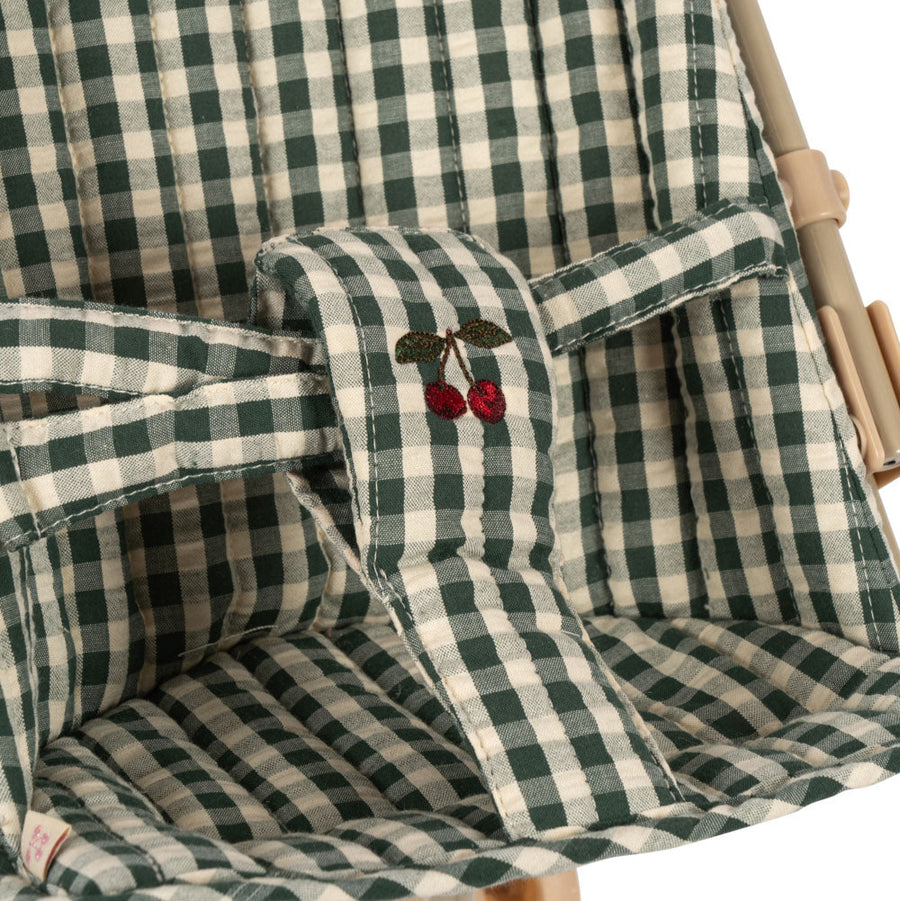 Konges Slojd Doll Stroller-Smoke Pine Check