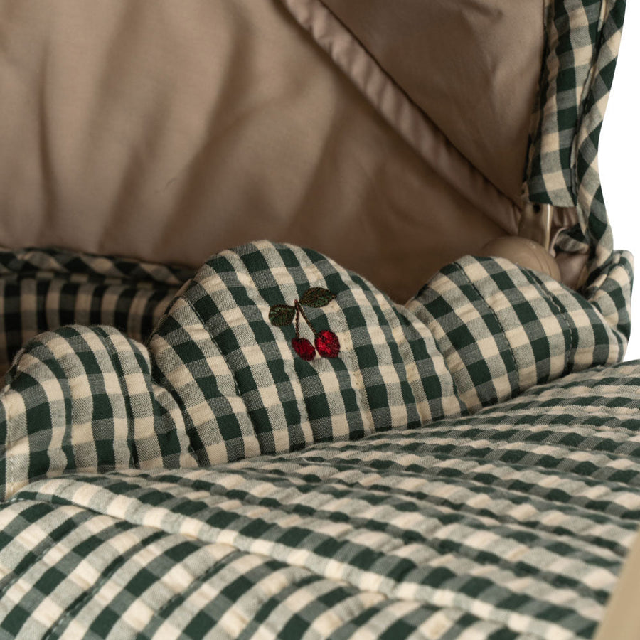 Konges Slojd Doll Stroller-Smoke Pine Check