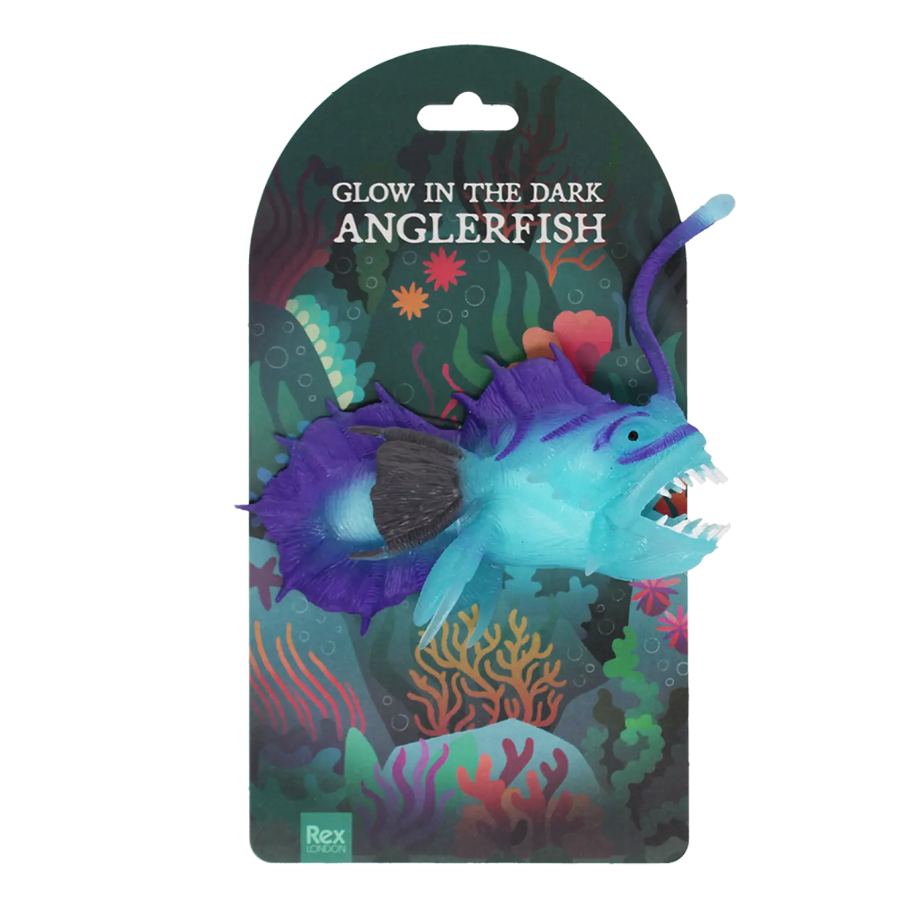 Glow in the dark squishy toy- Angler fish