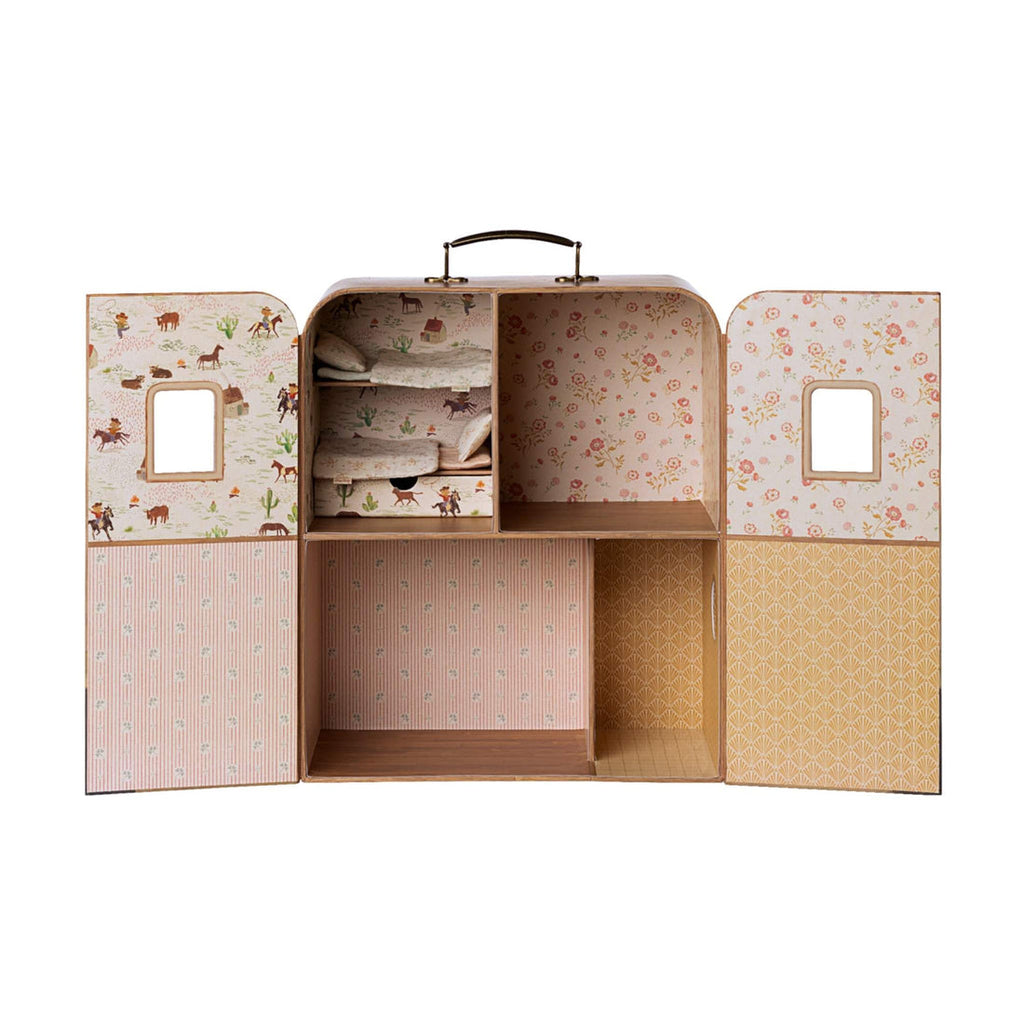 Maileg SuitCasa, Little Sister and Brother Mouse AW25