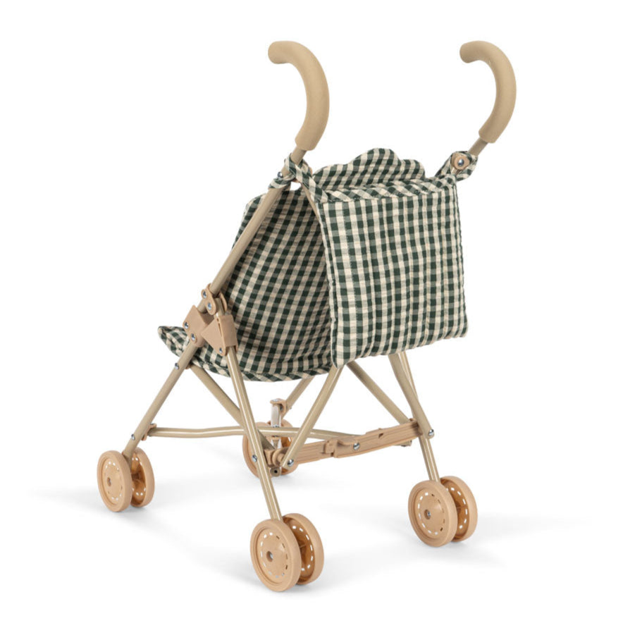 Konges Slojd Doll Stroller-Smoke Pine Check