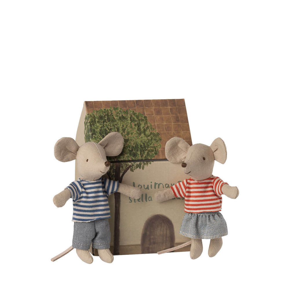 Maileg- LouiMax and Stella, Little Brother And Sister Mouse