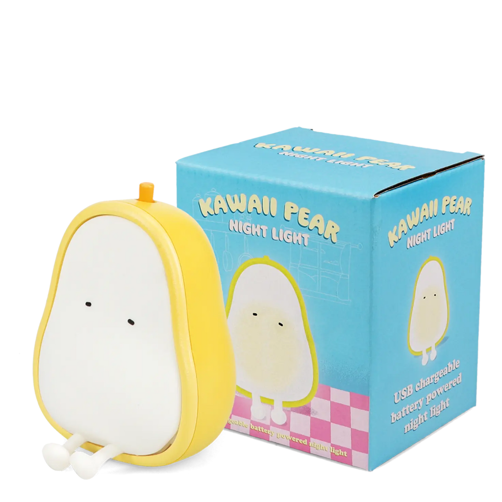 REX USB rechargeable dimmable night light- Kawaii pear