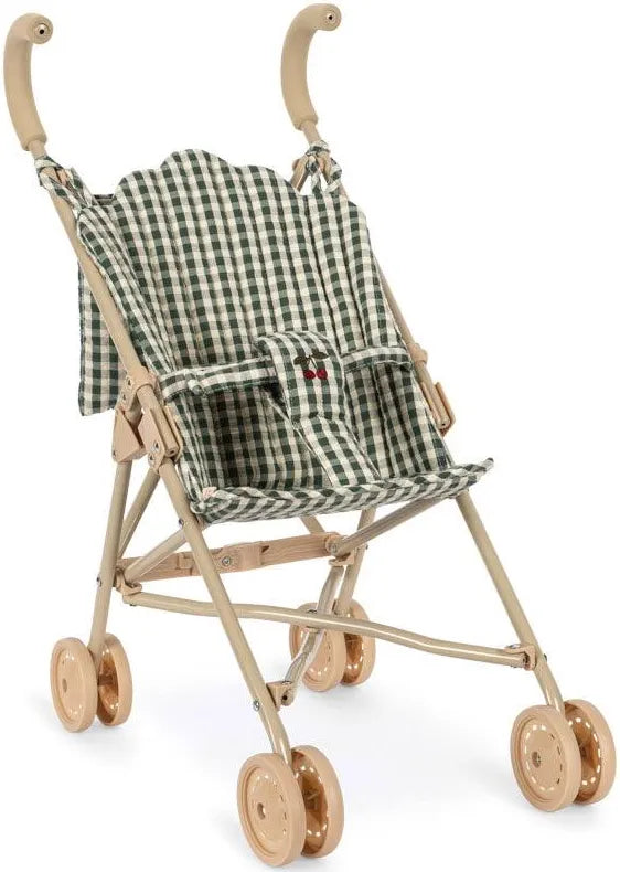 Konges Slojd Doll Stroller-Smoke Pine Check