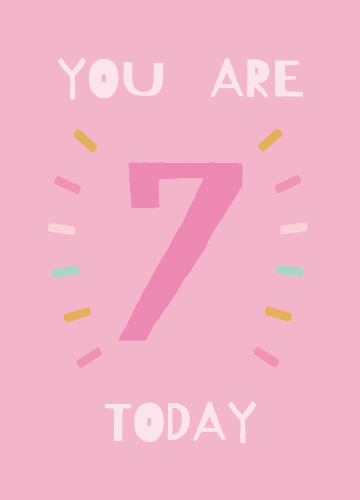 Rumble Cards - You Are 7 Today Card