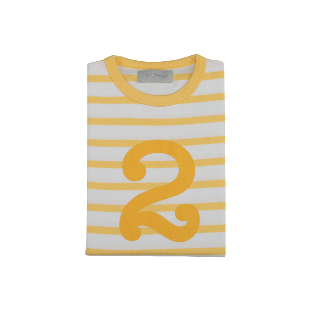 Bob & Blossom Breton Striped Number 2 T Shirt