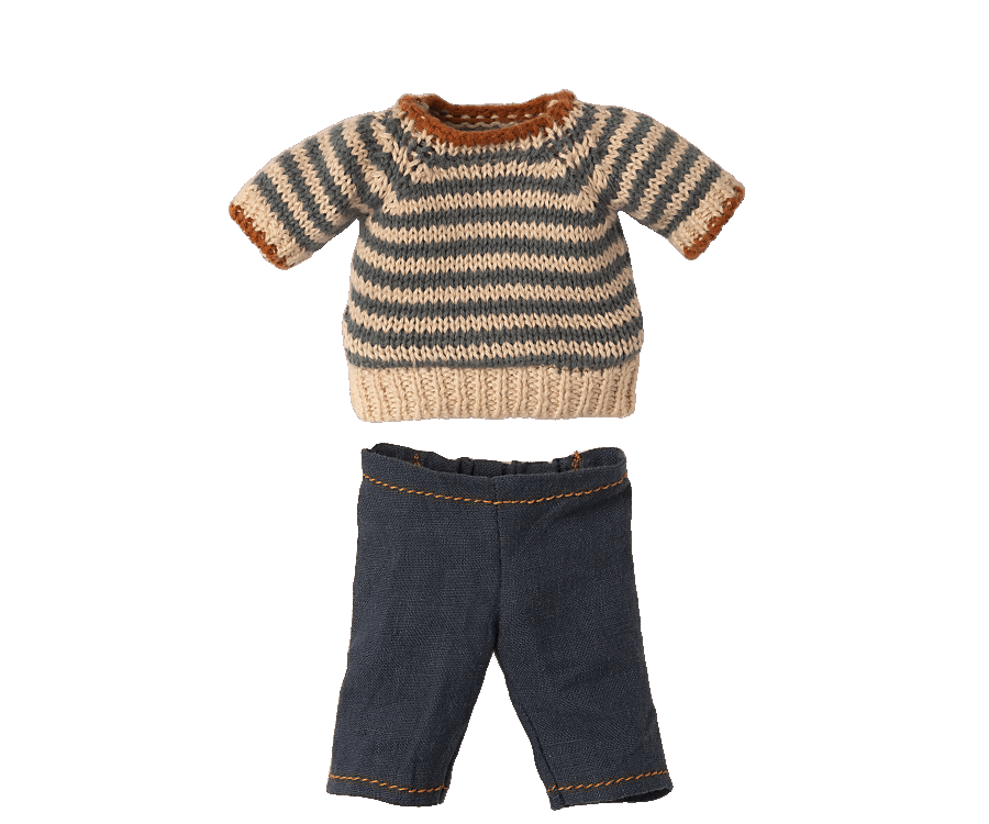 Maileg Blouse And Pants Teddy Dad