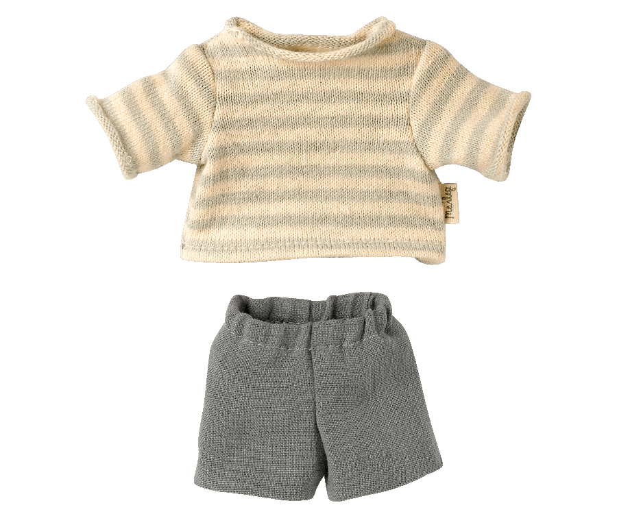 Maileg Blouse And Shorts Teddy Junior