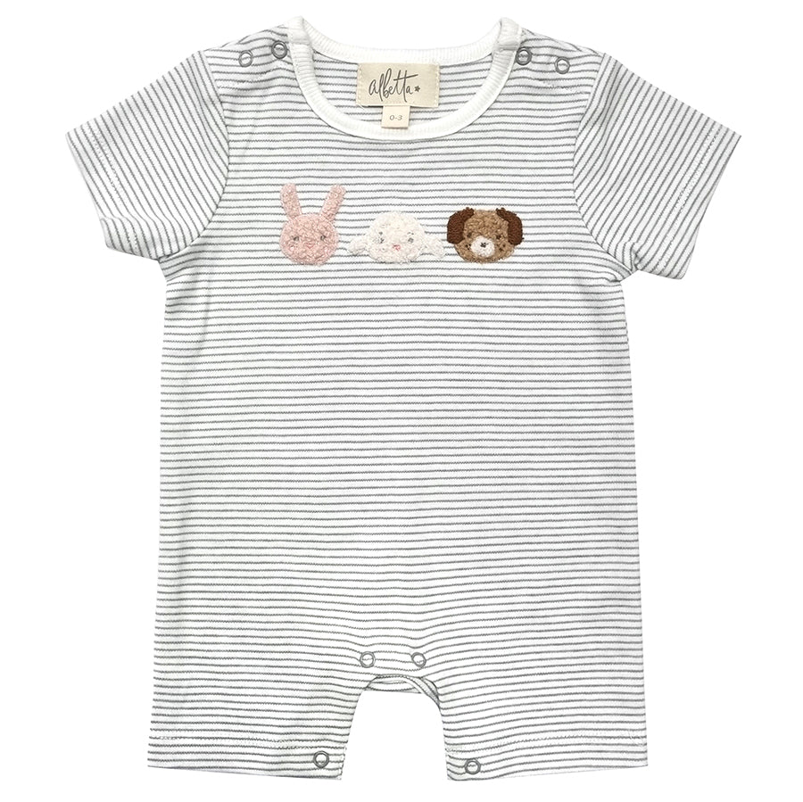 Albetta 3 Applique Farm Babyvest - Radish Loves