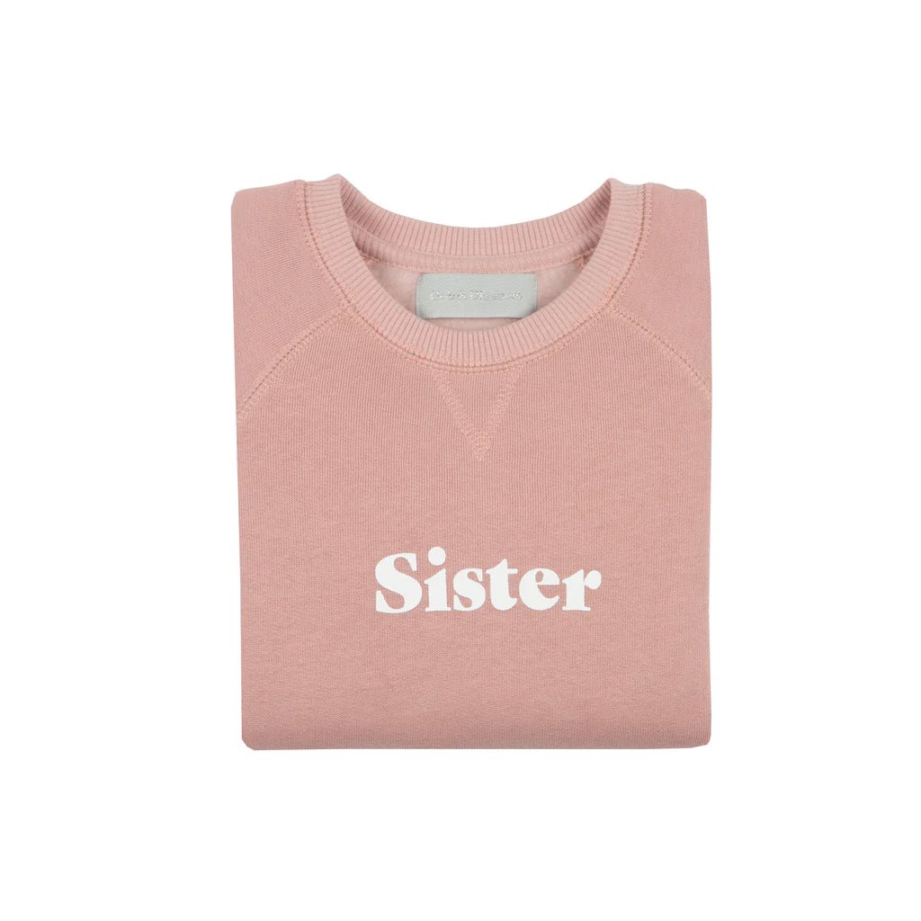 Bob & Blossom Faded Blush 'Sister' Sweatshirt - Radish Loves