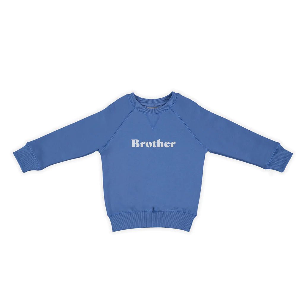 Bob & Blossom Sailor Blue 'Brother' Sweatshirt - Radish Loves