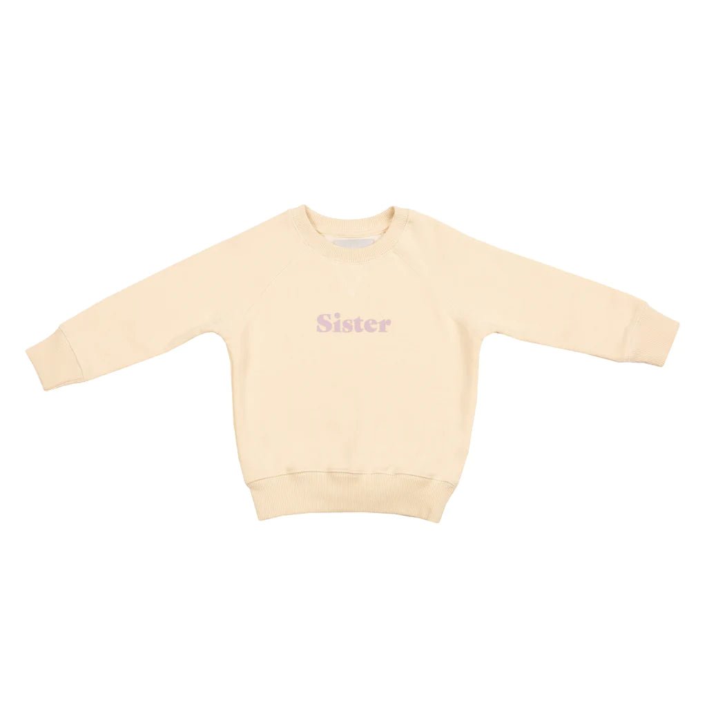 Bob & Blossom Vanilla 'Sister' Sweatshirt - Radish Loves