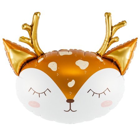 Deer Head Foil Balloon - 28 Inch - Radish Loves