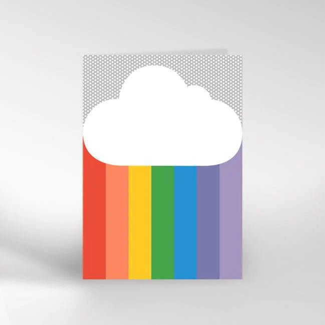 Dicky Bird Card Spectrum Cloud - Radish Loves
