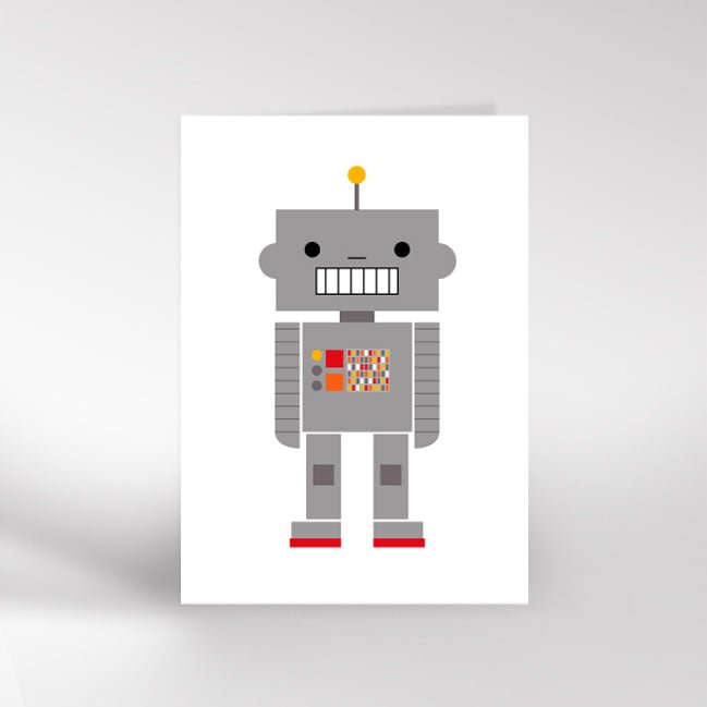 Dicky Bird Cards Robot - Radish Loves