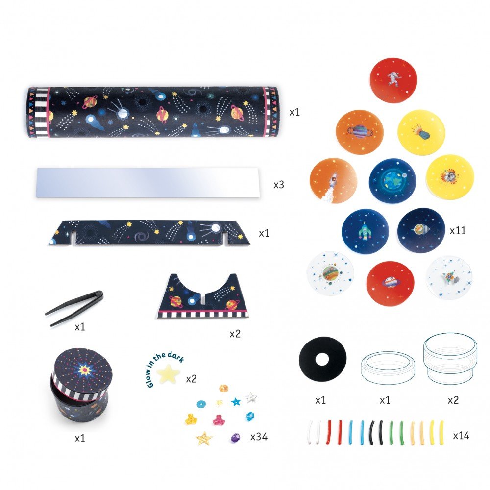 Djeco Do It Yourself Space Kaleidoscope Kit - Radish Loves