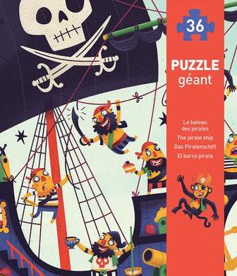 Djeco 'The Pirate Ship' 36 Piece Giant Puzzle - Radish Loves
