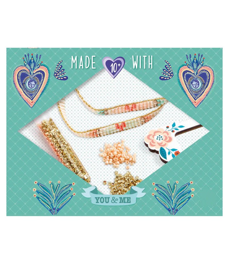 Djeco You & Me Friendship Bracelets Miyuki and Hearts - Radish Loves
