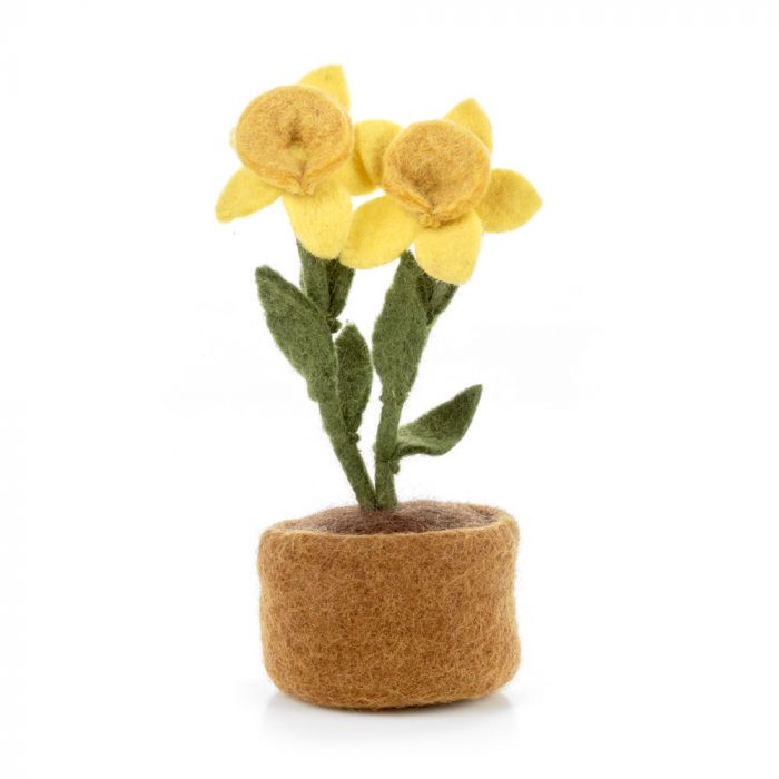 Felt So Good Handmade Felt Springtime Daffodils Standing Decoration - Radish Loves